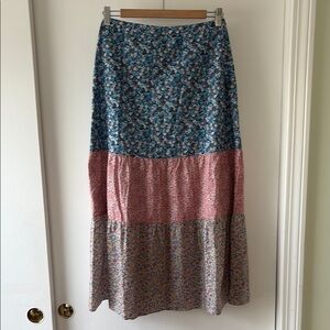 Brora Organic Cotton Floral Skirt 4